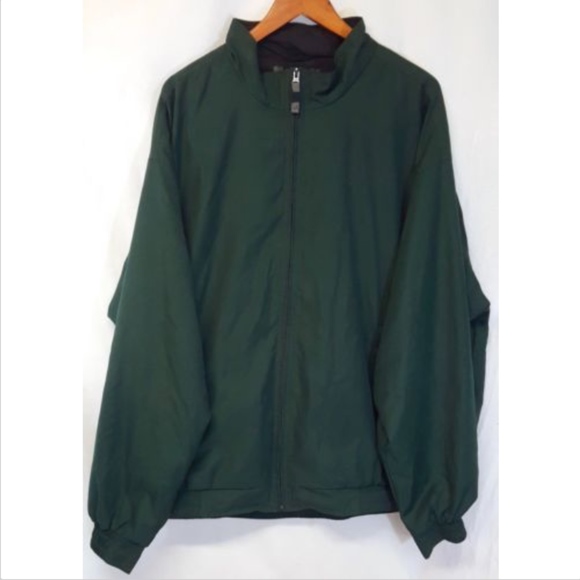 dark green nike windbreaker